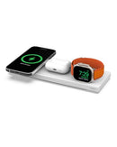 BELKIN BOOSTCHARGE PRO 15W 3-IN-1 WIRELESS MAGSAFE CHARGING PAD - WHITE - Brand New