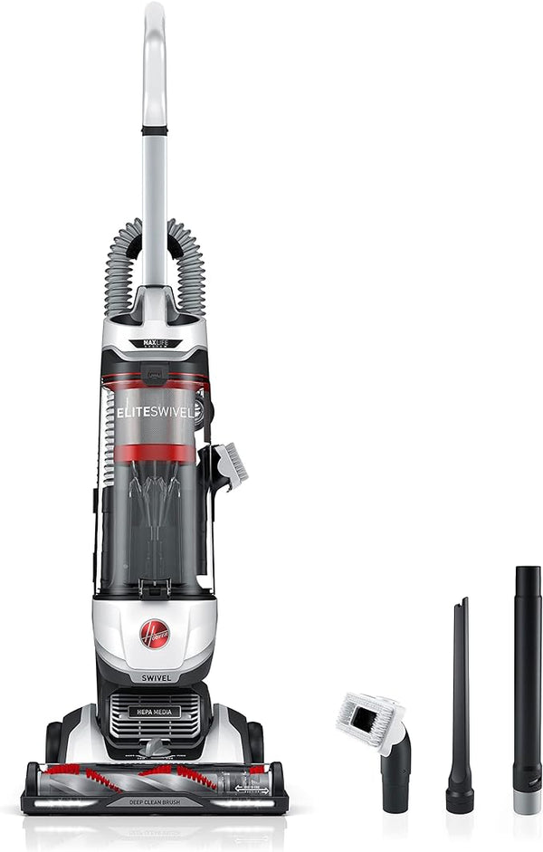 Hoover MAXLife Elite Swivel Vacuum Cleaner Bagless Multi-Surface UH75100 White Like New
