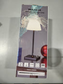 WEILAILUX DIMMABLE LED TABLE LAMP, 180 LUMEN LITHIUM ION BATTERY 3.7V 4000MAH - Like New