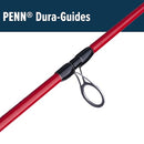 PENN MARINER II BOAT SPINNING FISHING ROD 6'6" (1PC, 12-20LB) - BLACK/RED - Brand New
