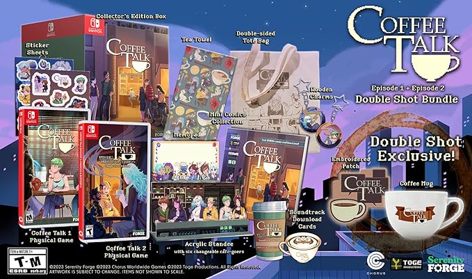 Coffee Talk Episode 1 + 2: Double Shot Bundle for Nintendo Switch - HAC-P-A966A Like New