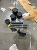 UPGO FEIERDUN ADJUSTABLE DUMBBELLS, 68LBS FREE WEIGHT SET WITH 4 MODES - BLACK - Like New