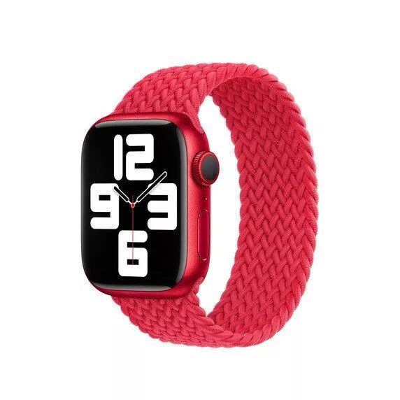 APPLE WATCH BRAIDED SOLO LOOP 45MM - SIZE 2 - (PRODUCT) RED - Brand New