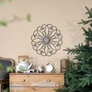 frymucz Metal Flower Wall Decor Metal Flower Scroll Wall Art Iron Wall Decor - Brand New