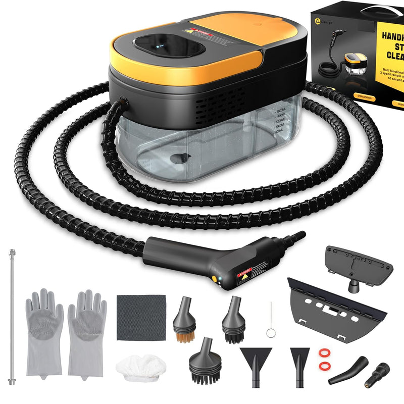 GAUTYE STEAM CLEANER, 3-LEVEL ADJUSTABLE HANDLE, 15S, G1 - - Scratch & Dent
