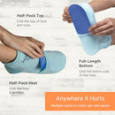 Natracure Cold Therapy Socks - Reusable Foot Ice Pack - Cooling Socks - Like New