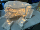 GENERIC WHITE CHRISTMAS POSSUM OUTDOOR YARD - WHITE - Like New