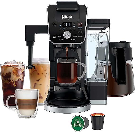 Ninja DualBrew System 14-Cup Coffee Maker 4 Brew Styles 70-oz. CFP451CO - Black Like New
