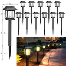 GRELUNA SOLAR LIGHTS OUTDOOR, 12 PACK 3000K WATERPROOF, 12PC, - Scratch & Dent
