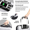 DON PEREGRINO Carry on Luggage 20 Inch Suitcase B07HKRDNM3 - Black - Like New