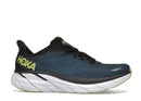 HOKA ONE ONE CLIFTON 8 RUNNING SHOES - SIZE: MEN 8.5 - BLUE CORAL/BUTTERFLY - Like New