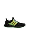 ADIDAS MEN'S ULTRABOOST 5.0 DNA CORE BLACK/CLOUD WHITE/BEAM GREEN SIZE 10 - Like New