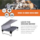 DISC-O-BED ELEVATED DOG BED WITH CANOPY- GRAY - MEDIUM - Like New