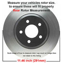 Detroit Axle - Rear Brake Kit for Nissan Altima Maxima Juke Sentra - Brand New