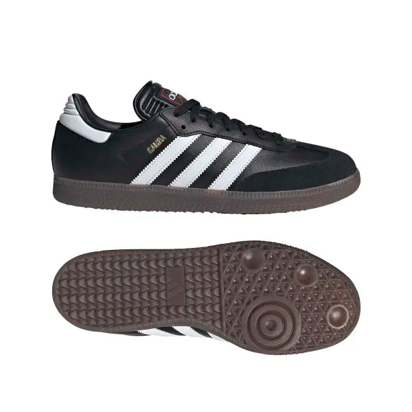 ADIDAS TRAINERS SAMBA 43 1/3 - SIZE: MEN 9.5 (AU/UK M9) - BLACK/WHITE - Like New