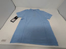 U.S. POLO ASSN BOYS SHORT SLEEVE PIQUE POLO SHIRT - SIZE: YOUTH M/8 - LIGHT BLUE - Brand New