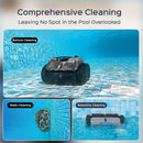 WYBOT C1 CORDLESS ROBOTIC POOL VACUUM FOR INGROUND POOLS - BLACK/BLUE - Like New