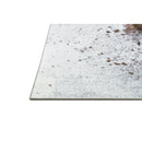 ALLSTAR RUGS 5' 0" X 6' 11" IVORY WESTERN ANIMAL THEMED POLYESTER AREA RUG - Like New