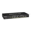 NETGEAR 8-PORT POE+ GIGABIT ETHERNET UNMANAGED ESSENTIALS SWITCH GS308PP - BLACK - Like New