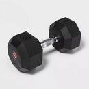 ALL IN MOTION HEX DUMBBELL 50LB - BLACK - Scratch & Dent