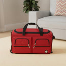 ROCKLAND ROLLING DUFFEL BAG 40" - RED - Brand New