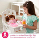MELISSA & DOUG MINE TO LOVE BABY FOOD & BOTTLE PLAY SET - PINK - Like New