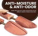 HOUNDSBAY CEDAR SHOE TREE SHOE TREES 3PACK - SIZE: LARGE 10-11 - RED CEDAR - Like New