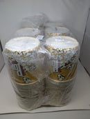 GENERIC 153 PACK LARGE POPCORN BUCKETS 85 OZ, 7 X 6.2 INCHES - Brand New