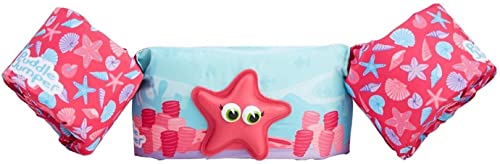 PUDDLE JUMPER KIDS DELUXE LIFE VEST WITH 3D CHARACTER PINK STARFISH - Brand New