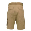 GALAXY BY HARVIC MEN'S RIPSTOP CARGO SHORTS WITH BELT - SIZE: MEN 42 - KHAKI - Brand New