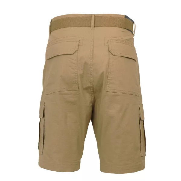 GALAXY BY HARVIC GALAXY RUGGED TRAIL MEN'S CARGO SHORTS - SIZE: MEN 34 - KHAKI - Brand New