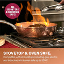 Gotham Steel Hammered Collection Pots Pans 10 Piece 2691FEMG - - Scratch & Dent