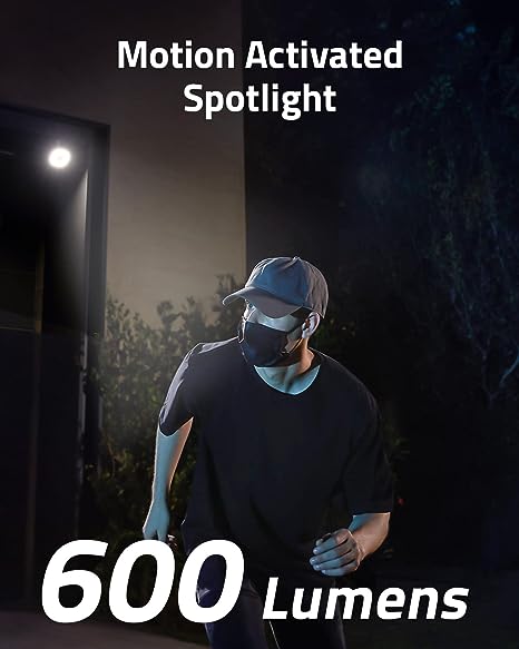 Eufy Security SoloCam E220 Outdoor Wireless 2K Spotlight Camera T8123J21 - White - Like New