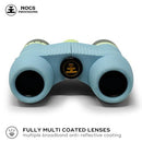 NOCS PROVISIONS STANDARD ISSUE 10X25 WATERPROOF BINOCULARS - CELESTE BLUE - Like New