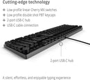 Das Keyboard MacTigr Wired Mechanical Keyboard for Mac, Cherry MX Red Switches Like New