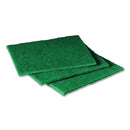 Scotch-Brite Scrubbing Pads 6" Width x 9" Length 20 Pack Synthetic - Green - Brand New