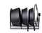 CUISINEL HEAVY DUTY PAN AND POT ORGANIZER - 5 TIER RACK - 15 INCH - RED - RED - Like New