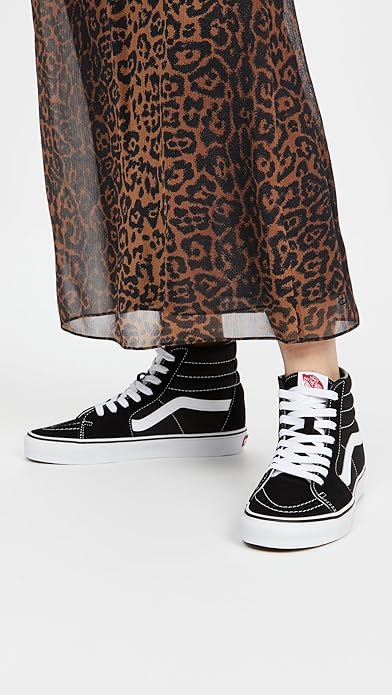 VANS UA SK8 HIGH TOP SNEAKERS - SIZE: WOMEN 7.5 - BLACK/BLACK/WHITE - Brand New