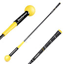 GOASHPEAOT GOLF SWING TRAINER GOLF WARM-UP STICK - 48" GOSHGST02 YELLOW/BLACK - Like New
