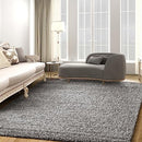 Tchdio High Pile Shag Solid Grey Area Rug 8*10 ft B0C3VTB138 - Brand New