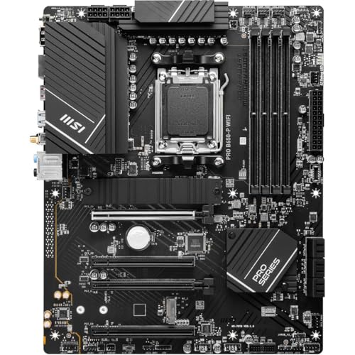 MSI - PRO B650-P WIFI AM5 AMD B650 ATX DDR5 WI-FI 6E MOTHERBOARD - BLACK - Like New