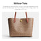 COACH WOMEN'S POLISHED PEBBLE LEATHER WILLOW TOTE TAN CARAMEL - Like New