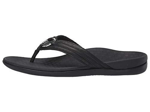 10010887 VIONIC ALOE SANDAL, SIZE 10, BLACK Like New