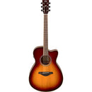 YAMAHA CONCERT CUTAWAY TRANSACOUSTIC GUITAR W/ CHORUS AND - Scratch & Dent