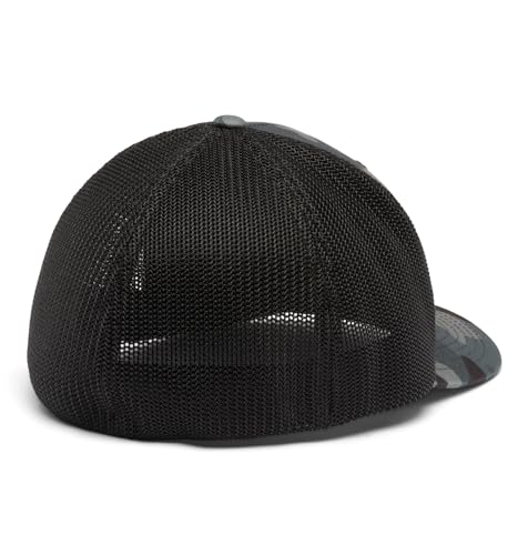 167386 Columbia Unisex Rugged Outdoor Mesh Hat Black Mod Camo/Tree - Brand New
