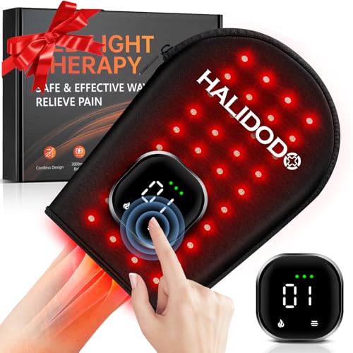 Cordless Red Light Therapy Glove 5 Mode - CHZL-G80BK-N27D - Like New