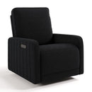 Storkcraft Kyoto Deluxe Extra-Wide Power Recliner Swivel Glider - Like New