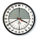 24 Hour Wall Clock - Scratch & Dent