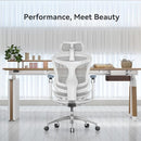 SIHOO DORO C300 PRO ERGONOMIC OFFICE CHAIR WITH ULTRA-SOFT 6D C300-M102 - GRAY - Like New