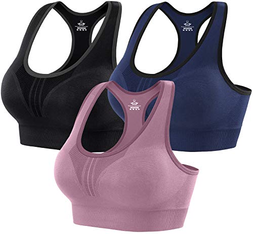 Heathyoga High Impact Sports Bras for Women High Support Padded Sports Bra - Like New